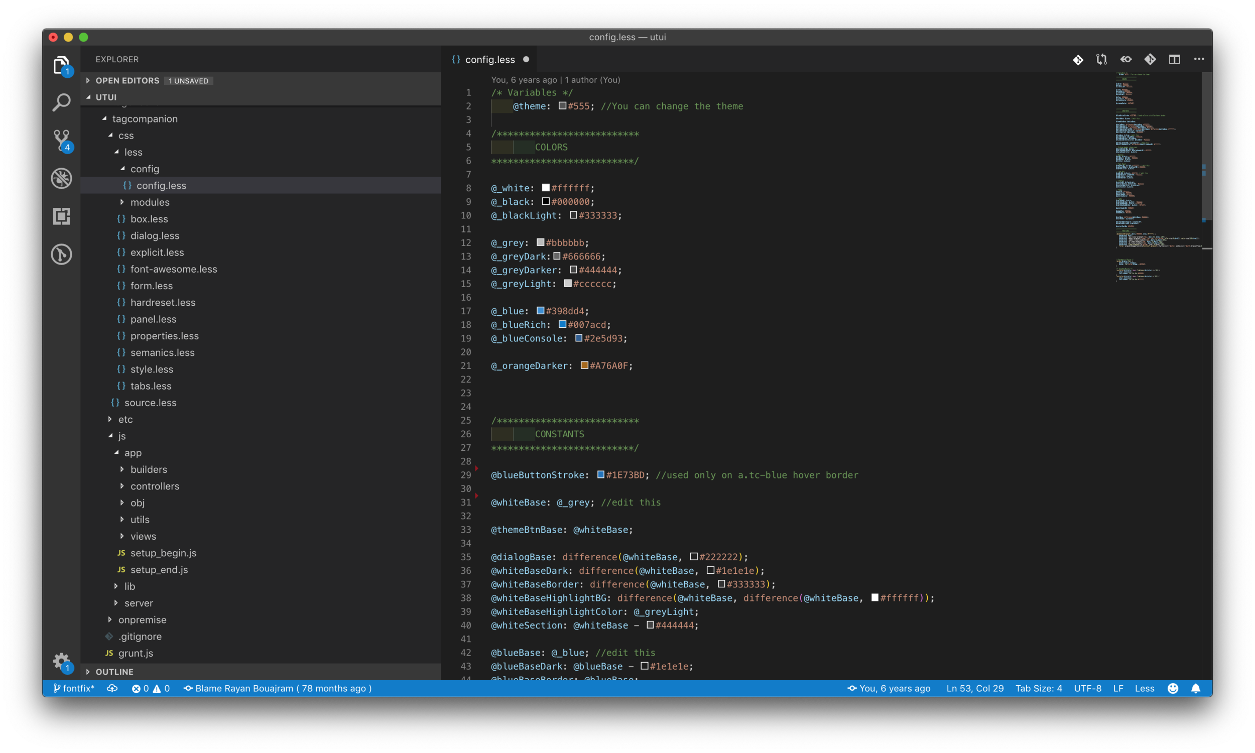 The Web Companion frontend codebase