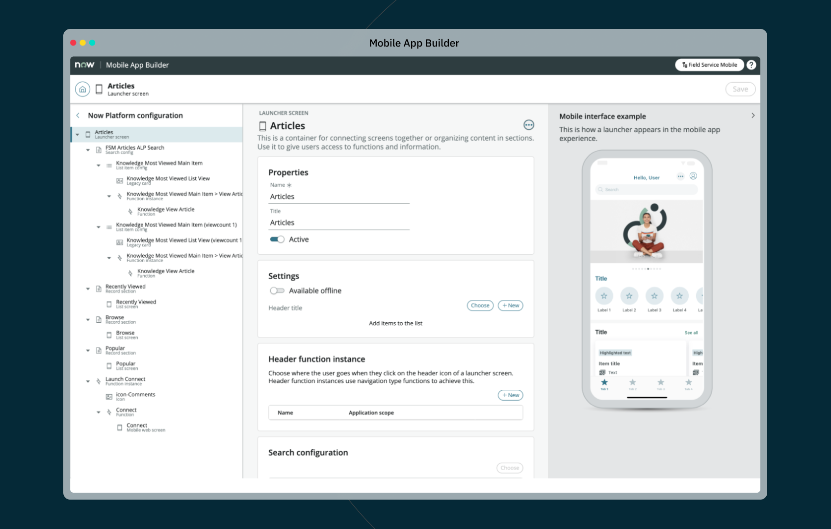 Mobile App Builder