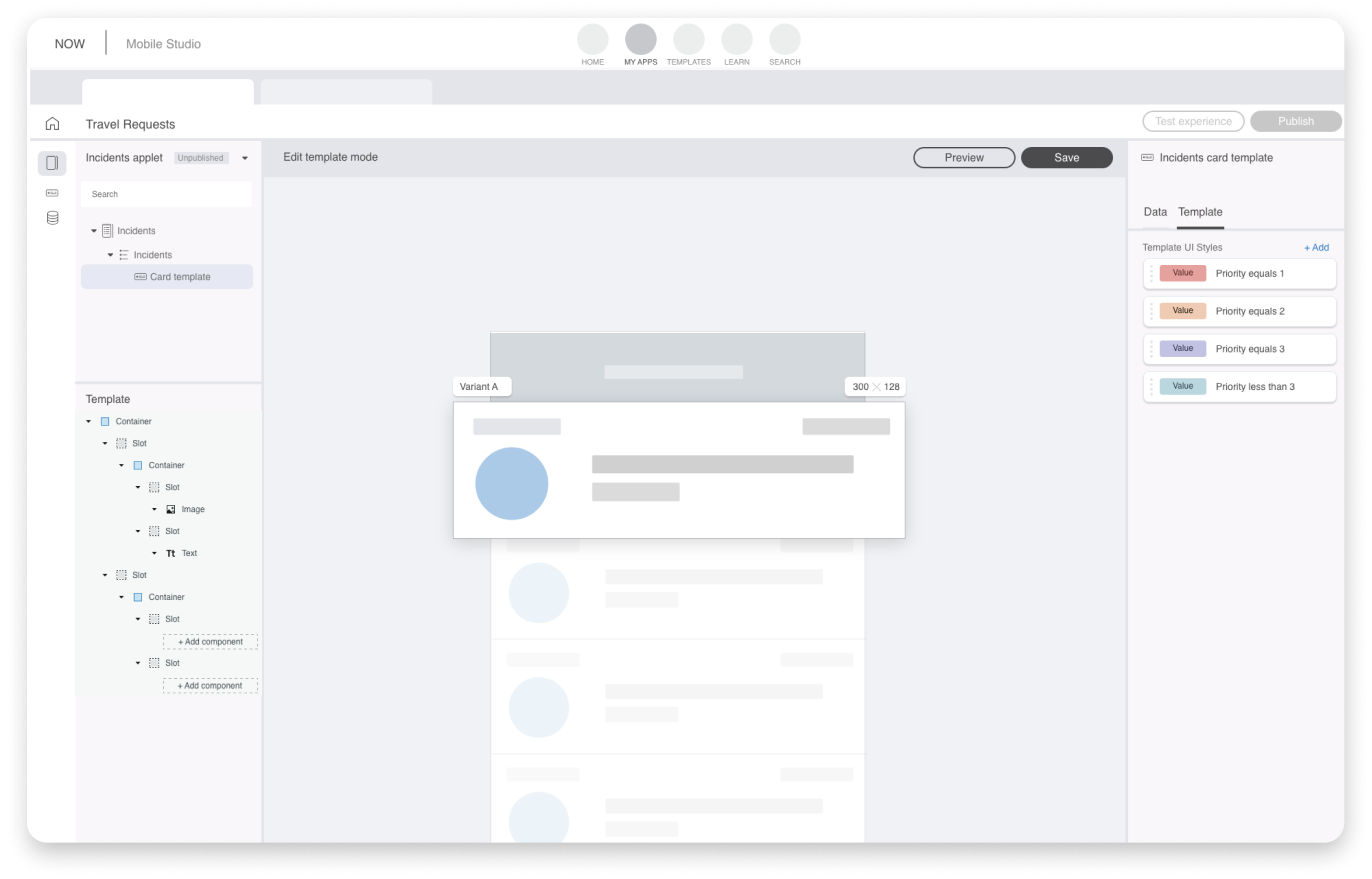 Mobile App Builder Vision 3