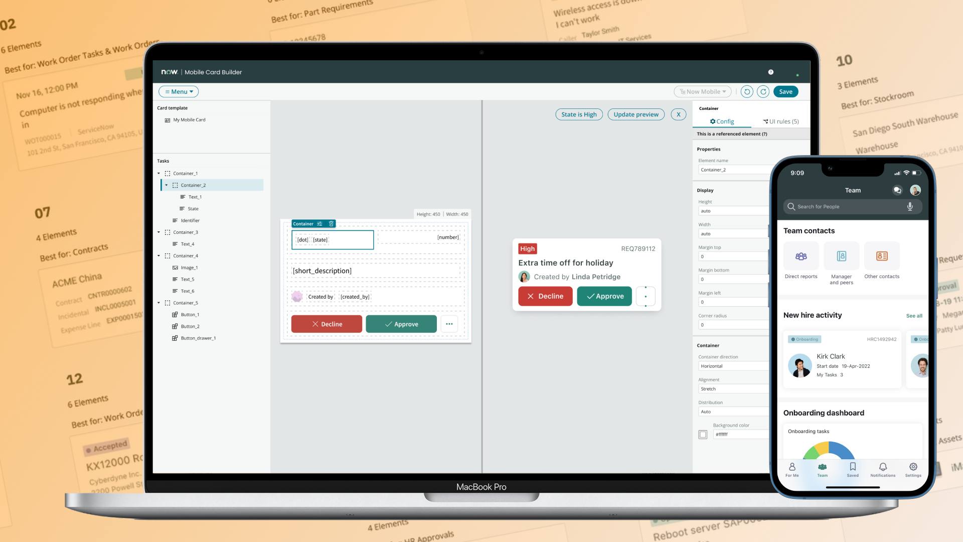 Mobile Card Builder